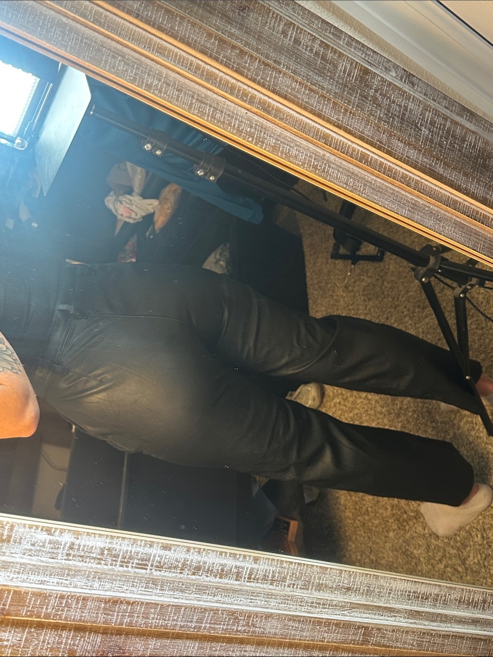 Levi’s Math Club Leather Slacks - Picture 2 of 5